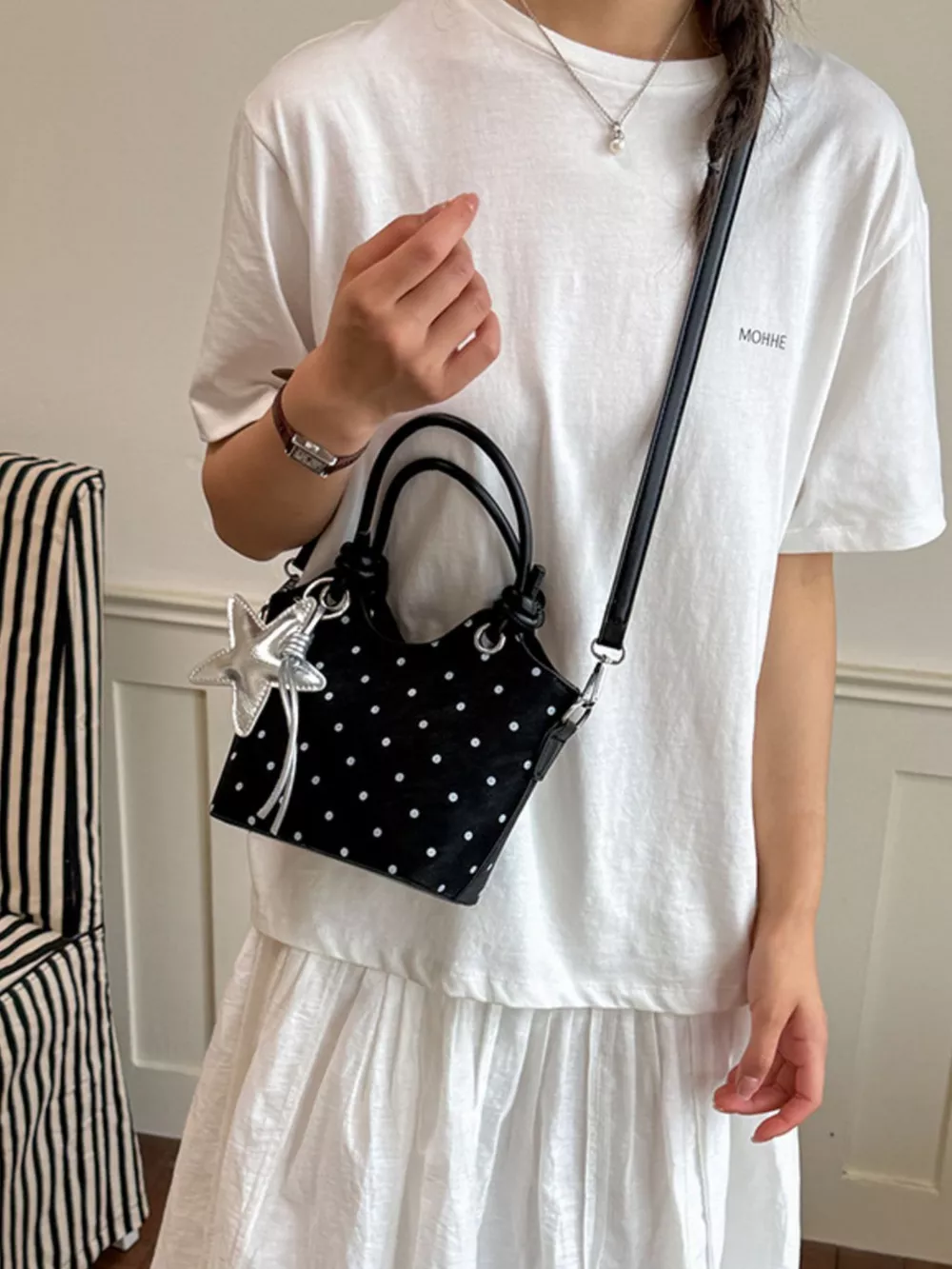 Polka Dot Crossbody Bag, image 2
