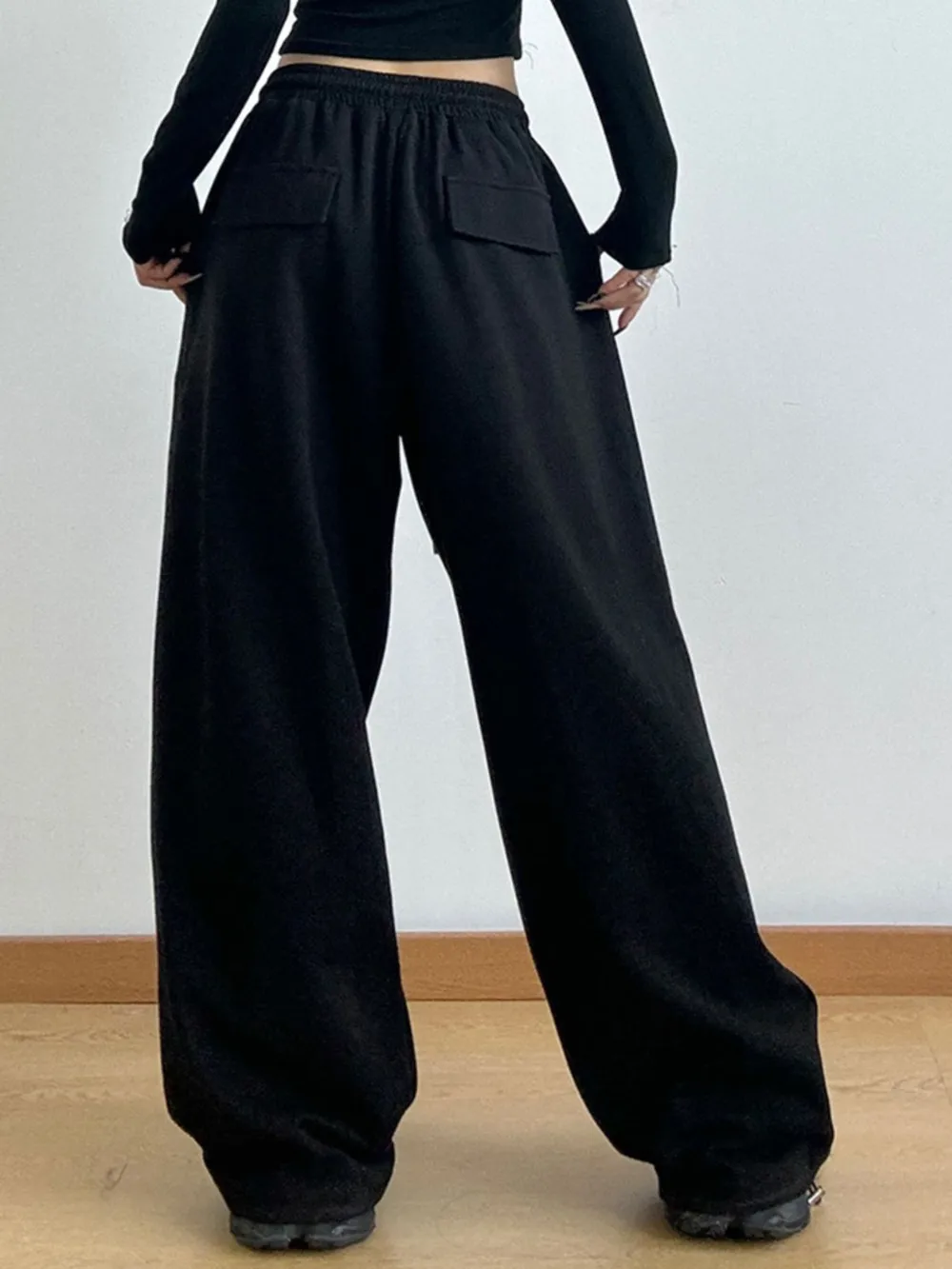 Drawstring Wide Leg Pants, image 11