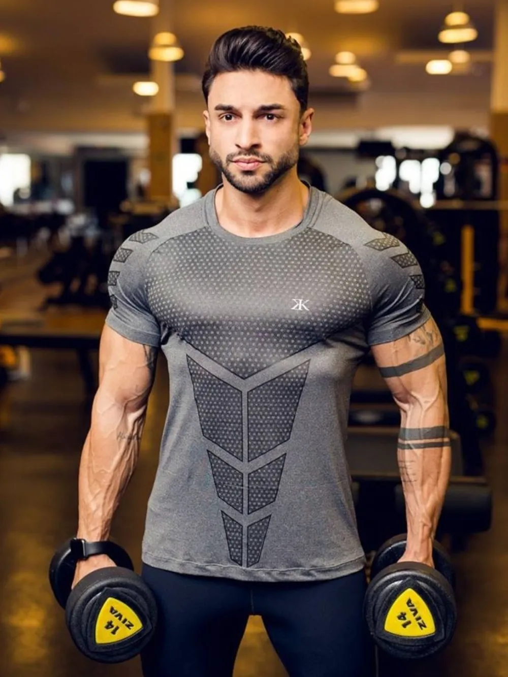 Men's Plus Size Round Neck Short Sleeve T-Shirt, image 6