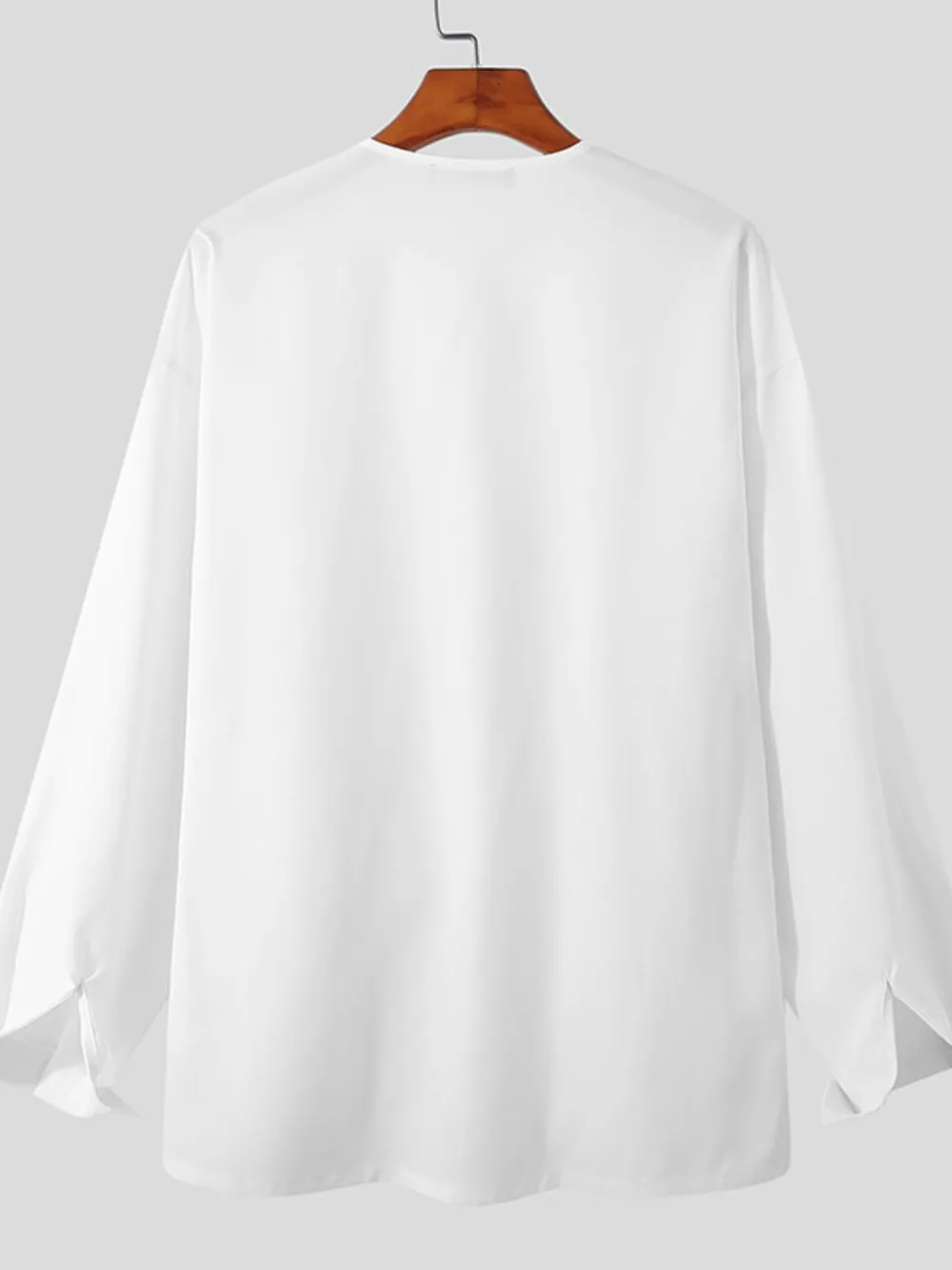 Men's Full Size Long Sleeve Casual Shirt Plus Size, image 4