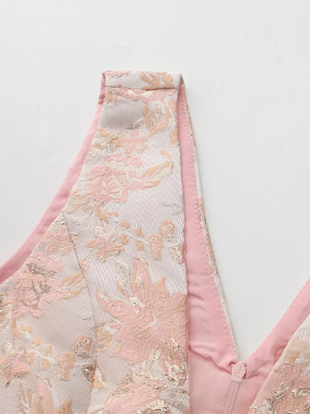 Floral Sleeveless Belted Midi Dress, image 4