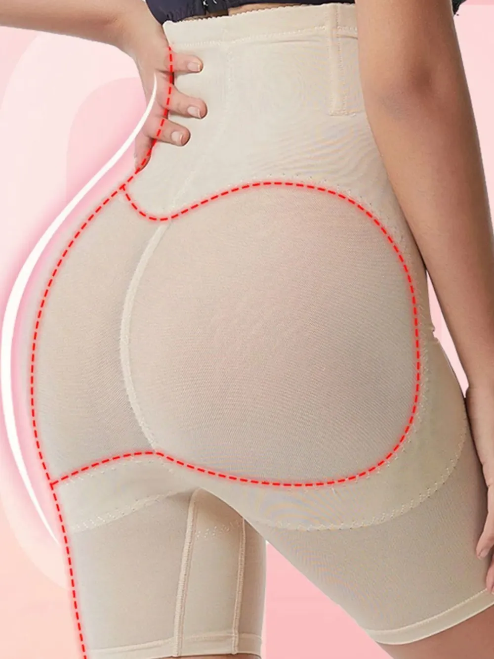 Full Size High Waist Butt Lifting Shaping Shorts, image 6