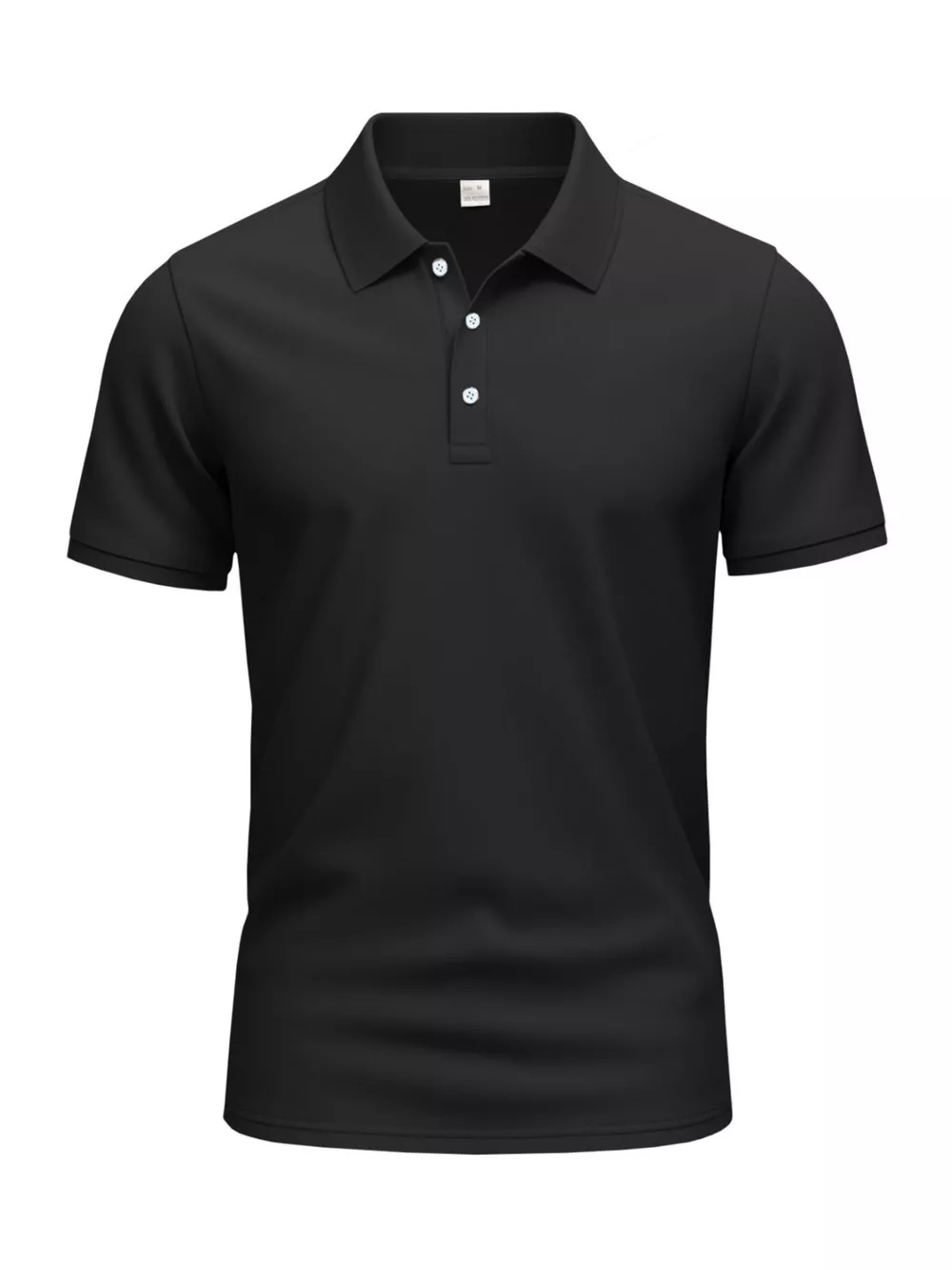 Men's Full Size Slim-Fit Short Sleeve Polo Plus Size, image 2