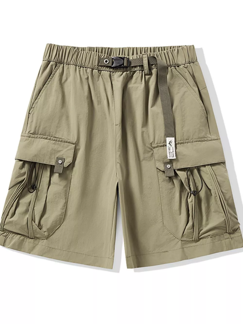 Men's Plus Size Cargo Shorts with Drawstring, image 8