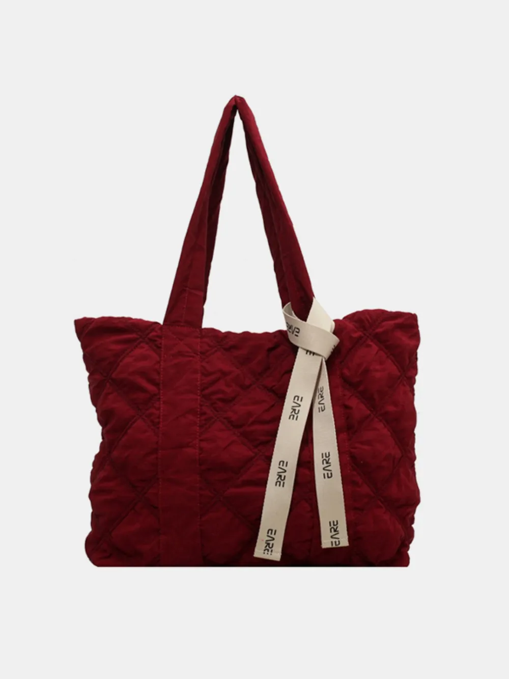 Quilted Nylon Large Tote Bag, image 6