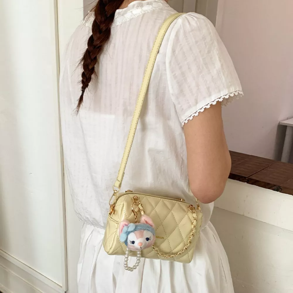 Quilted Chain Strap Crossbody Bag, image 3