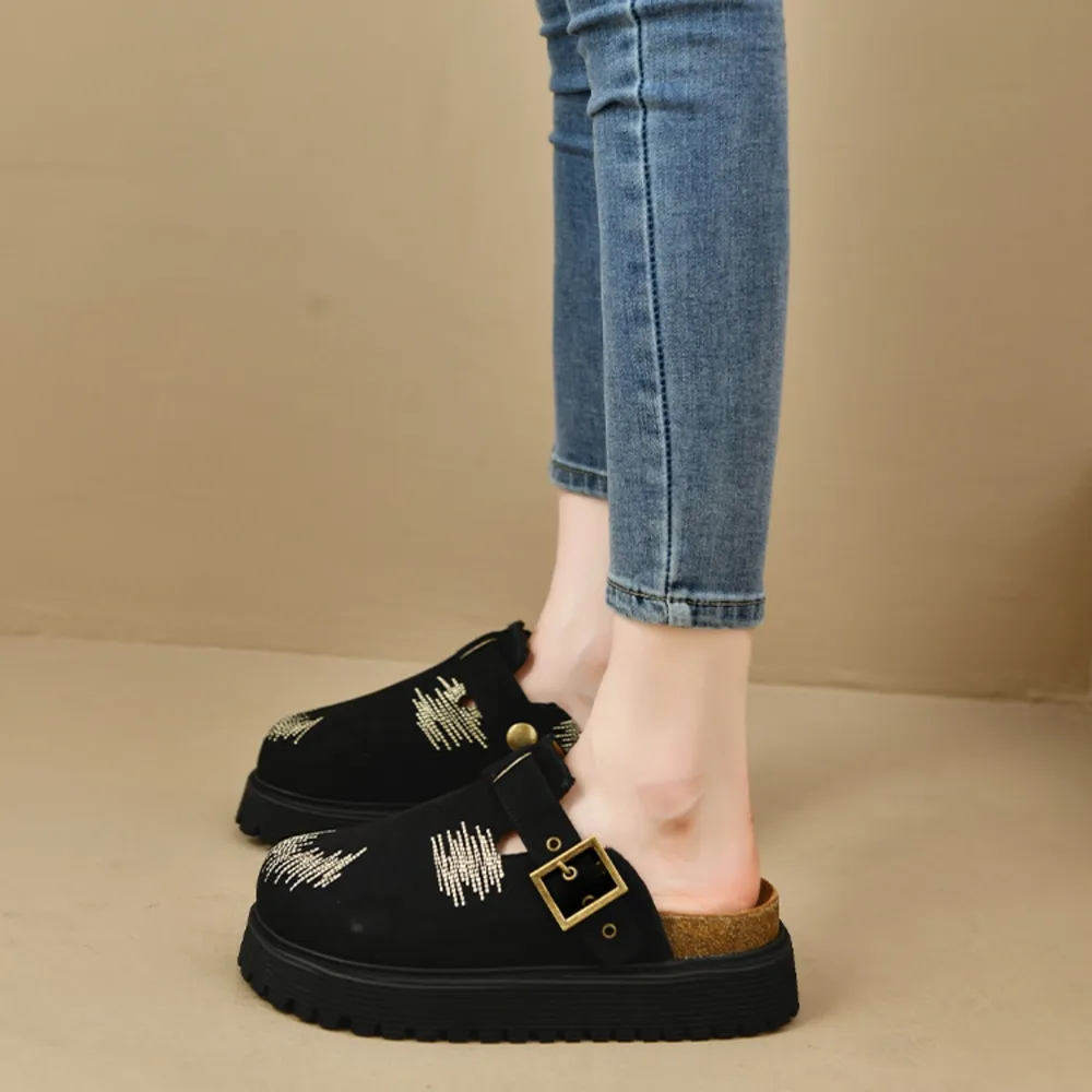 Round Toe Platform Loafers, image 8