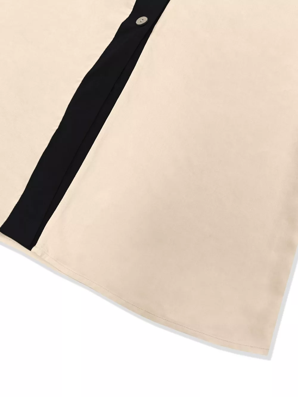 Contrast Trim Button-Down Midi Dress, image 5