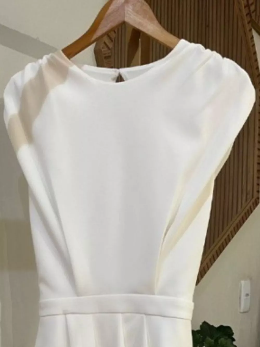 Full Size Elegant Asymmetrical Backless Pleated Dress Plus Size, image 9