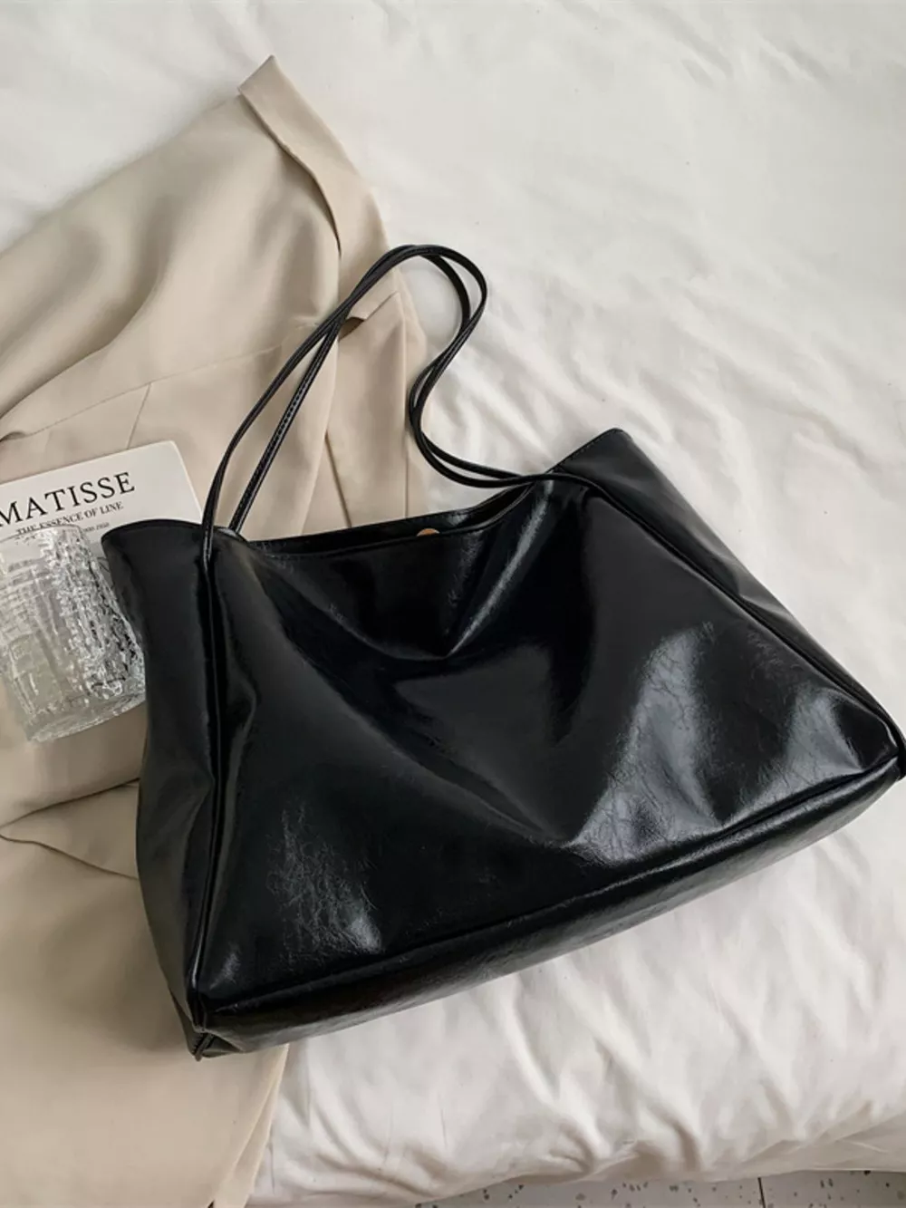 PU Leather Tote Bag, image 4