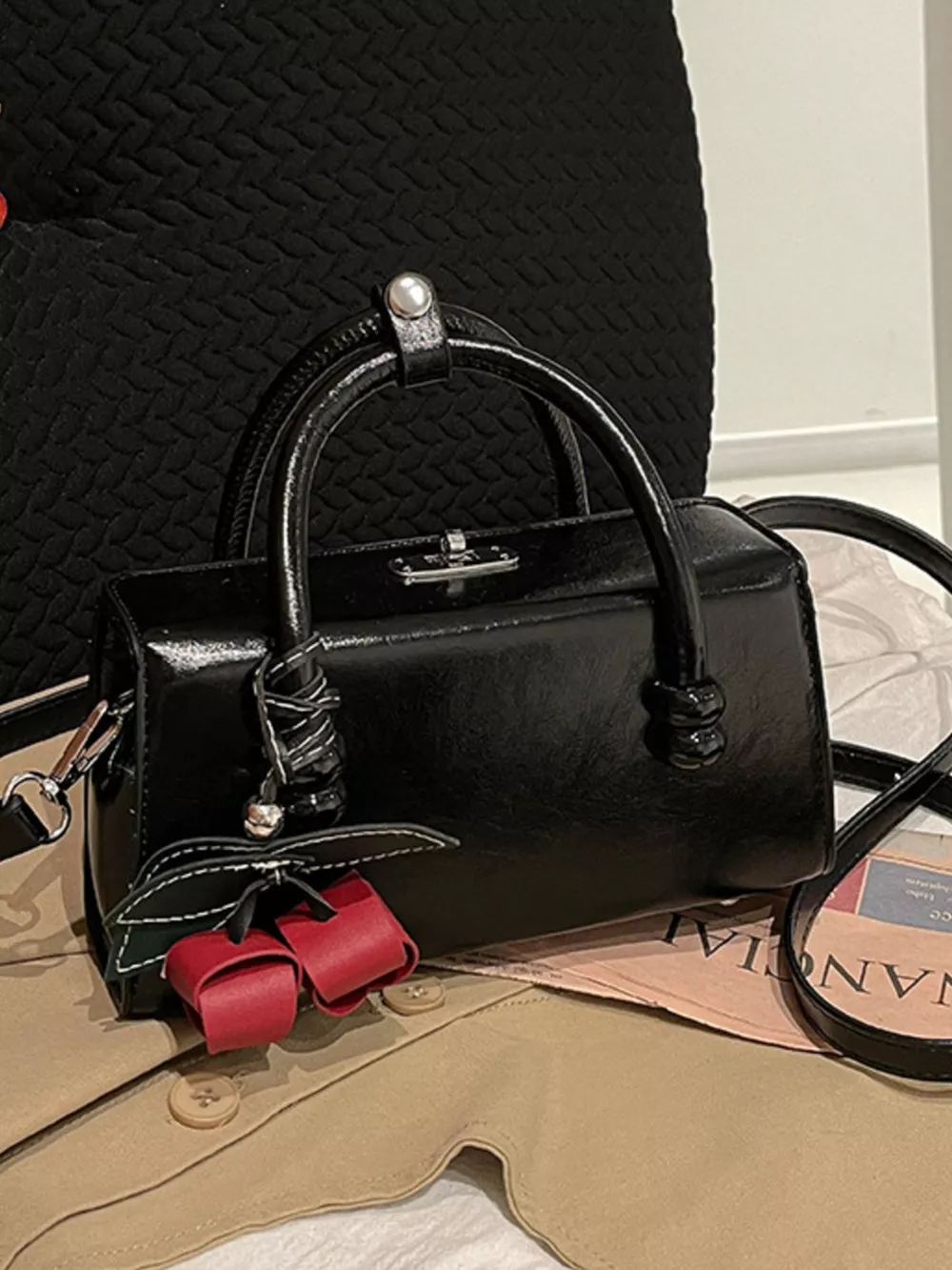Top Handle Crossbody Bag, image 3