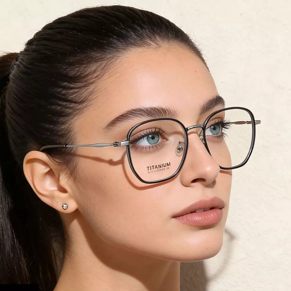 Oversized Polygon Frame Glasses, image 3