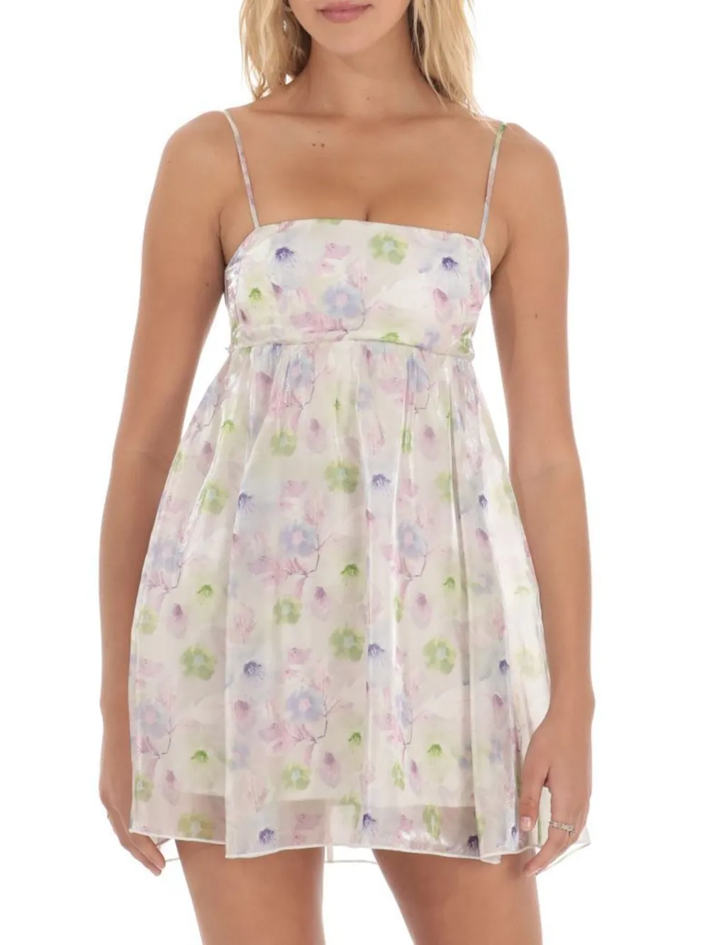 Tie Back Spaghetti Strap Mini Dress, image 15