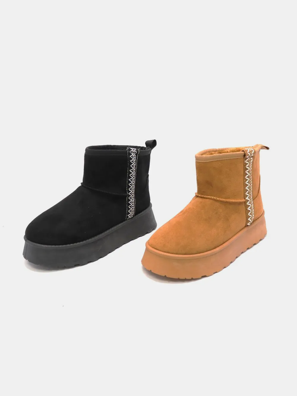 Round Toe Platform Boots, image 3