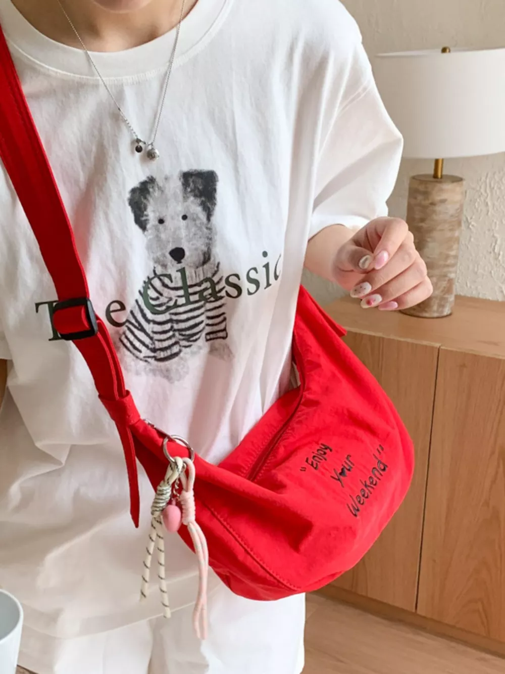 Adjustable Strap Shoulder Bag, image 3