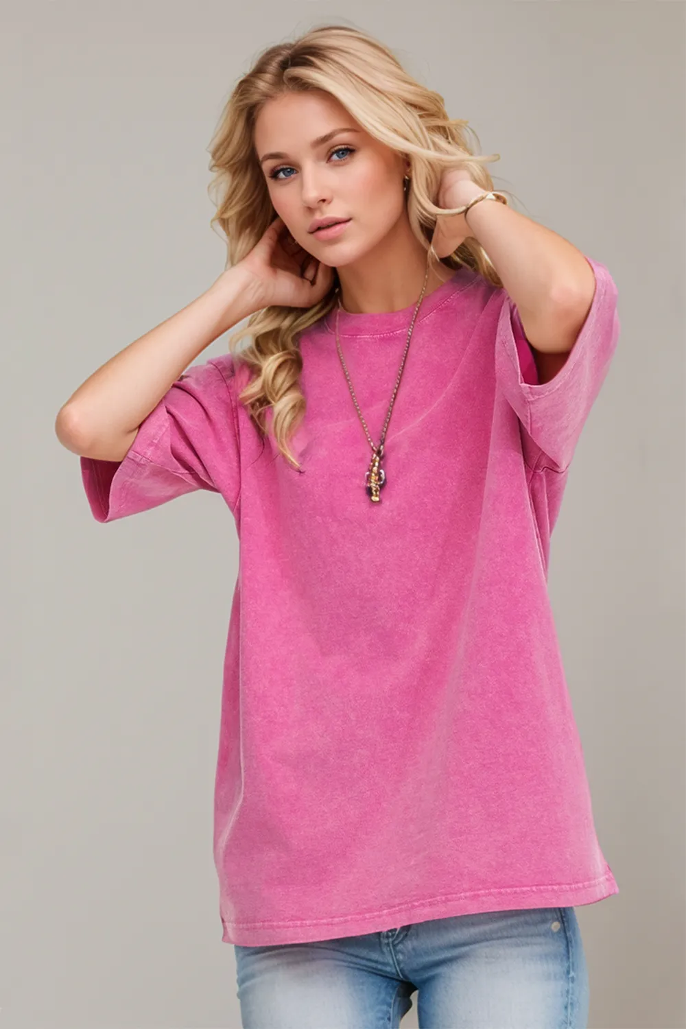 Round Neck Half Sleeve T-Shirt, image 18