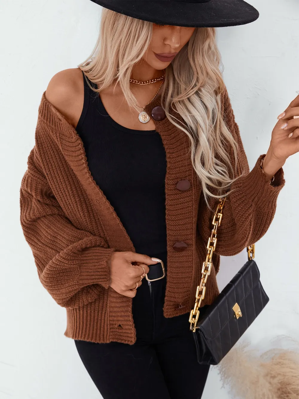 Button Down Long Sleeve Cardigan, image 6