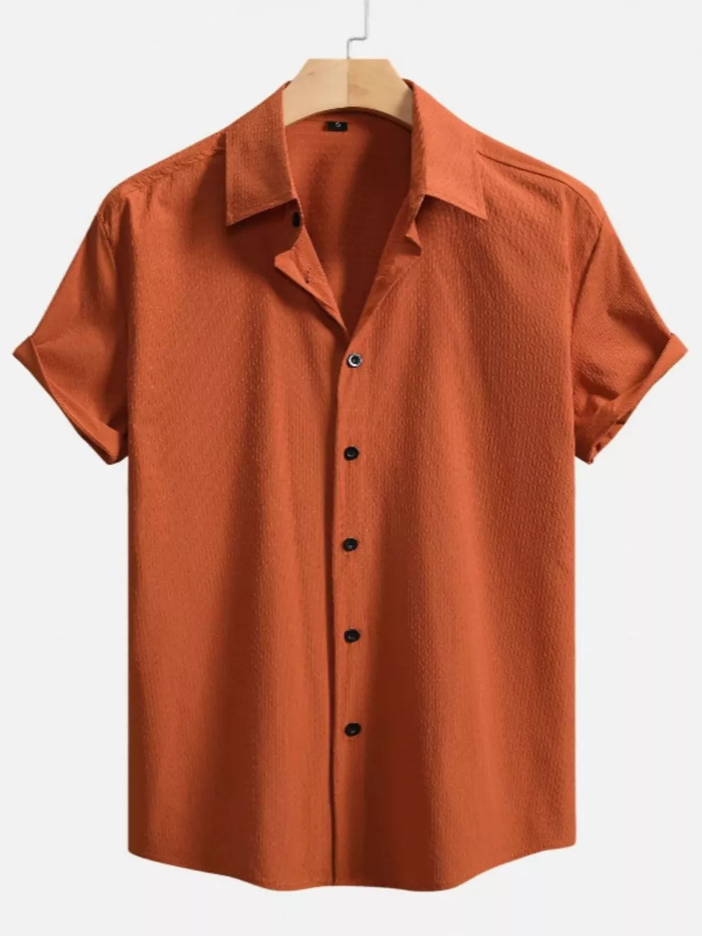 Men's Full Size Short-Sleeve Casual Shirt Plus Size, image 2