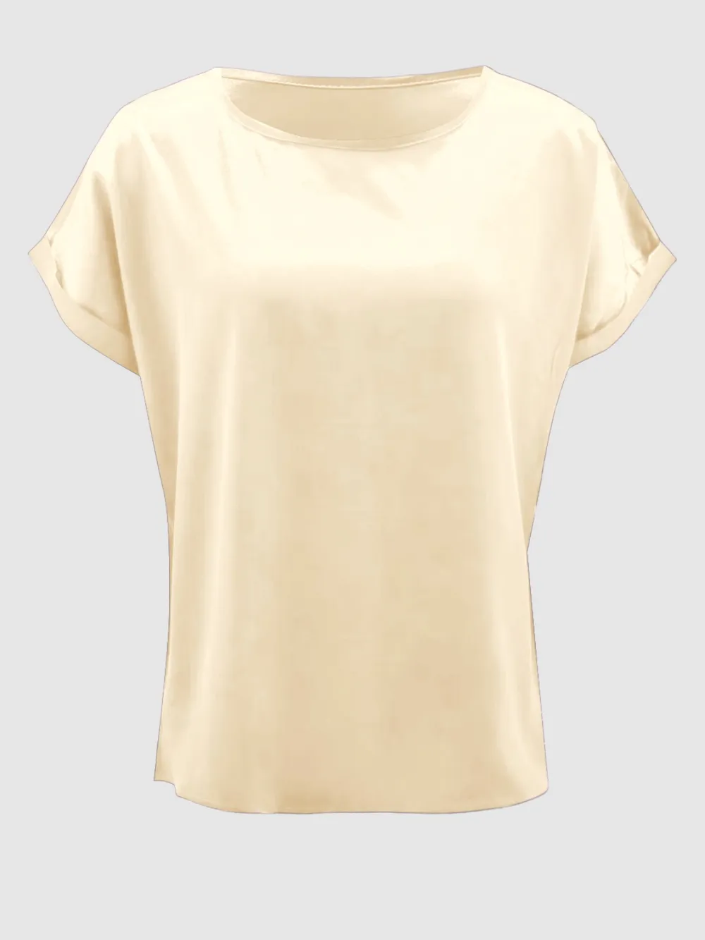 Round Neck Short Sleeve T-Shirt, image 14