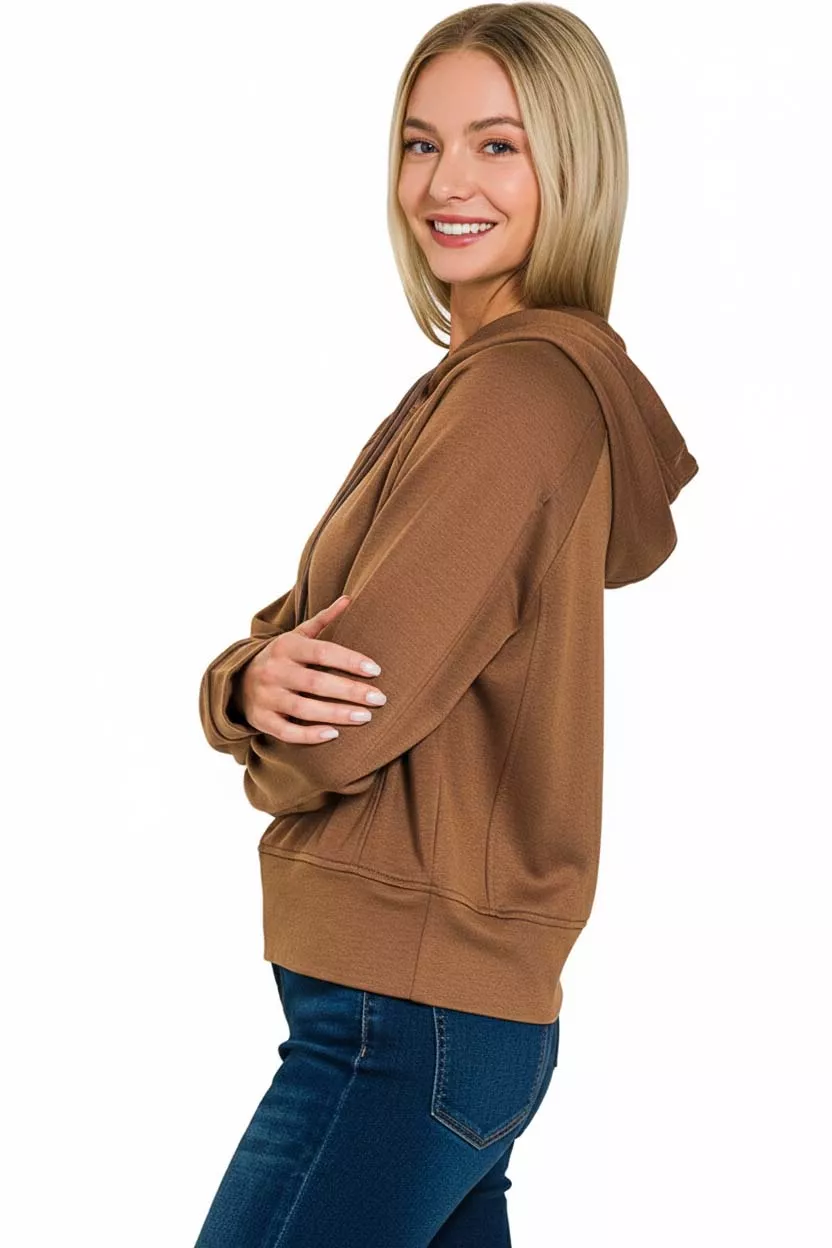 Drawstring Scuba Hoodie, image 3