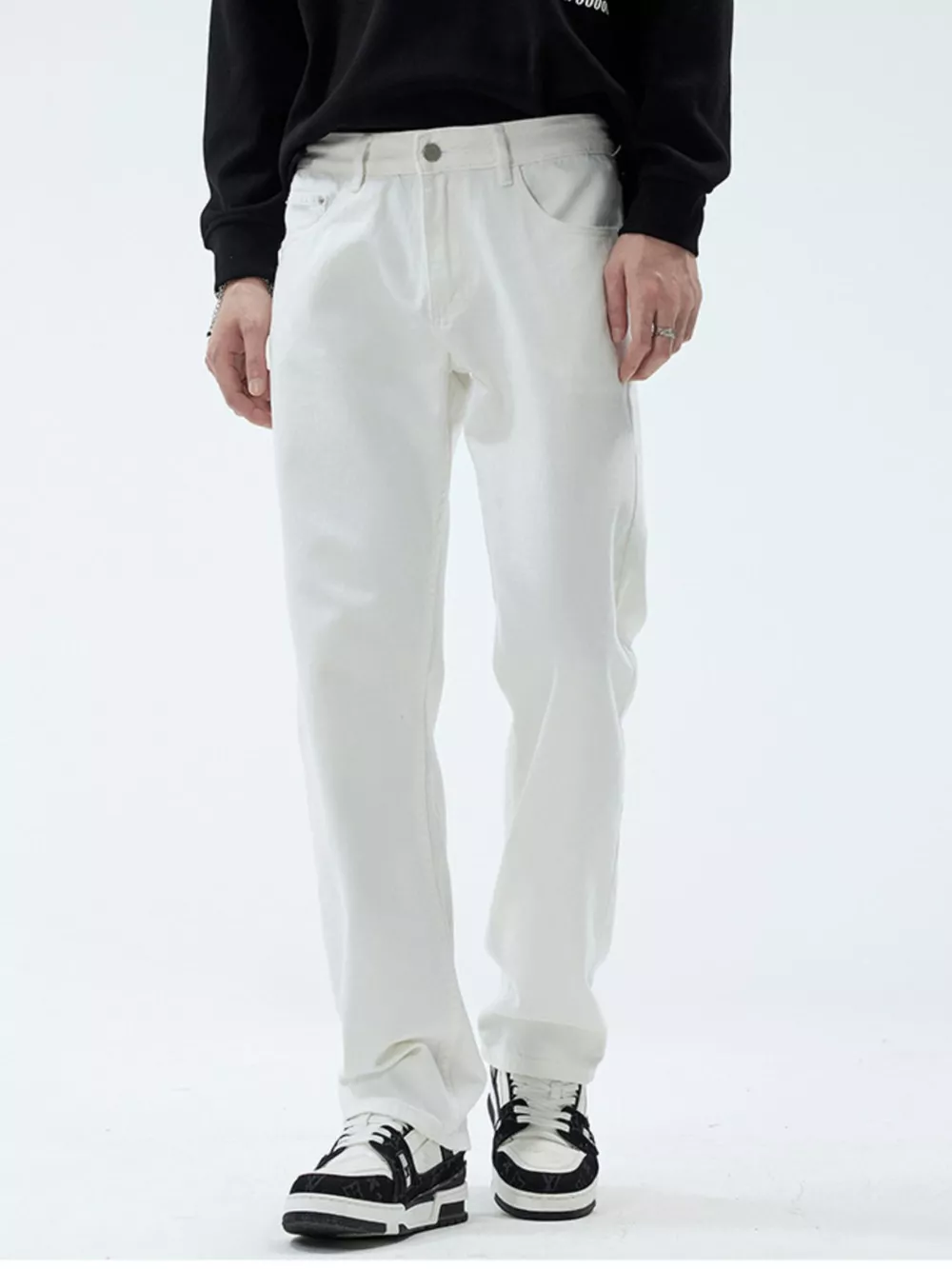 Men's Full Size Straight Leg Jeans Plus Size, image 3
