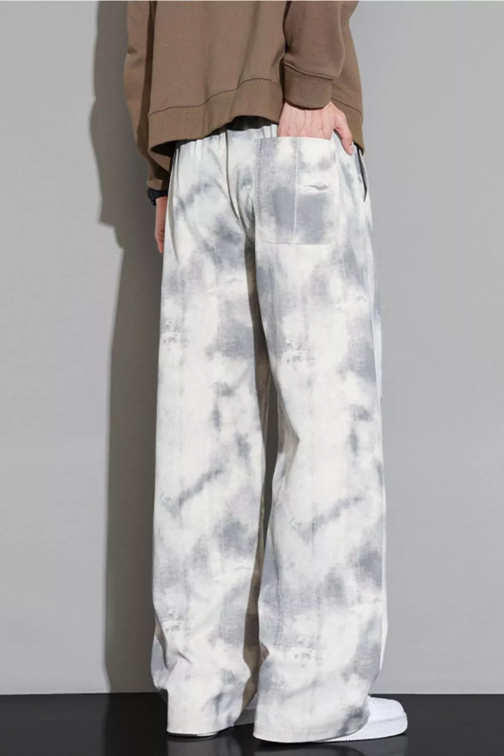 Men's Tie-Dye Loose Fit Casual Pants, image 5