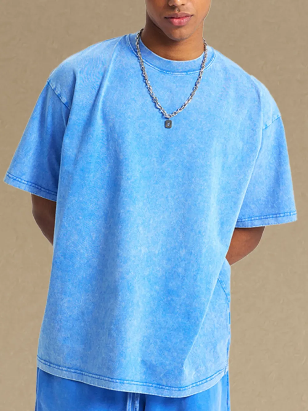 Men's Vintage Washed Oversized T-Shirt, image 2