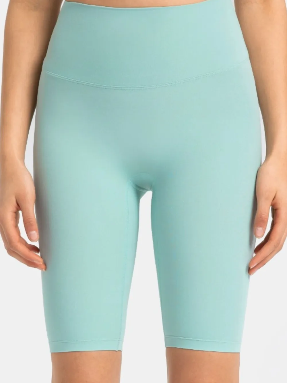 High Rise Wide Waistband Active Shorts, image 13