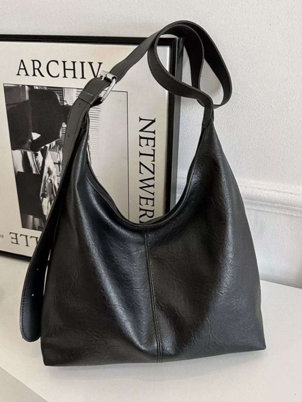 PU Leather Crossbody Bag, image 5