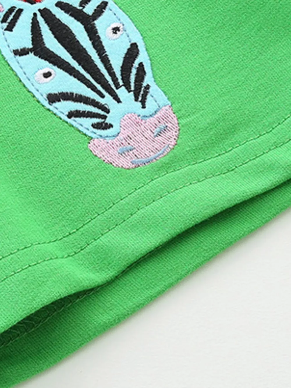 Children's Animal Print Short Sleeve Tee and Shorts Set, image 7