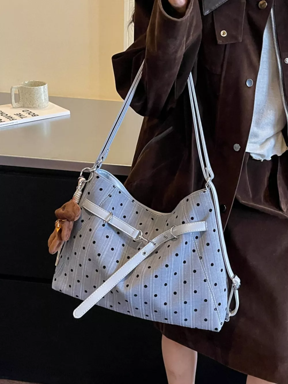 Polka Dot Shoulder Bag, image 11
