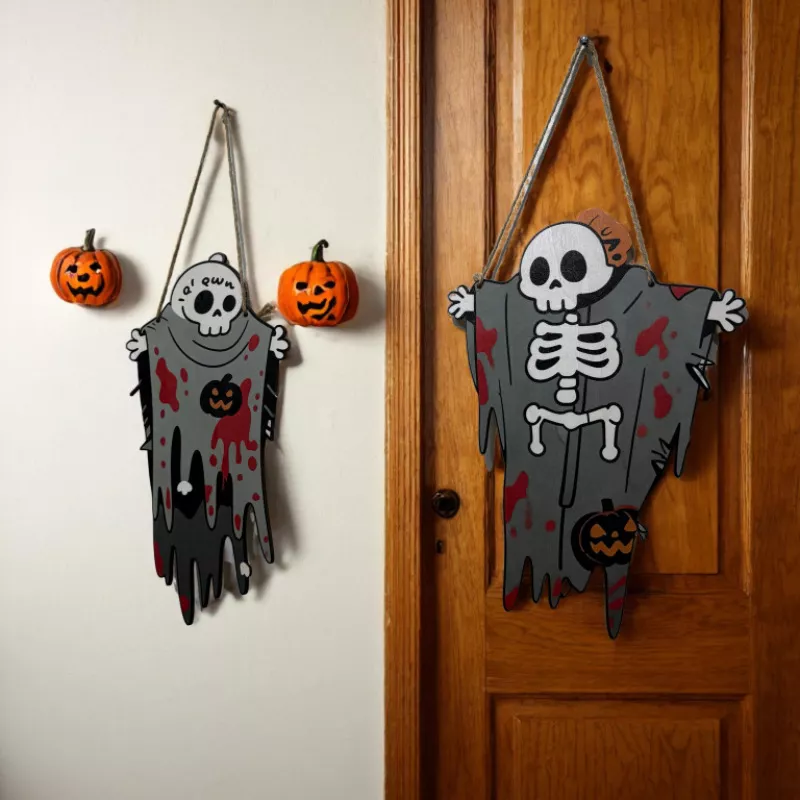 Spooky Hanging Skeleton Decorative Ornament, image 3