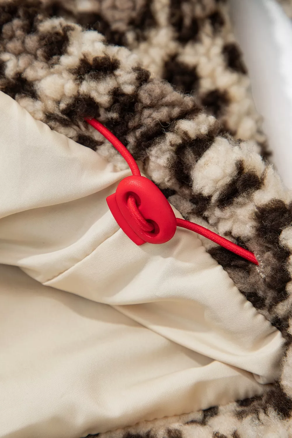 Leopard Print Zip-Up Red Accents Pockets Sweatshirt, image 15