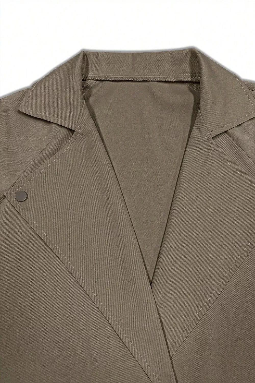 Wide Lapels Belt Trench Coat, image 11
