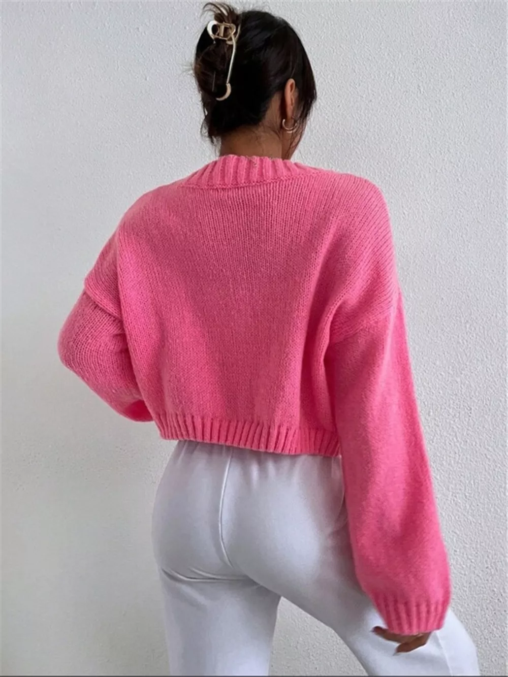 Cloud Button Up Knit Cardigan, image 5