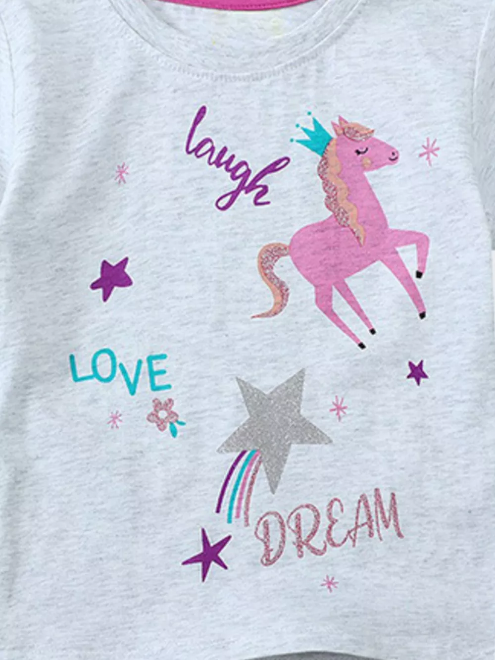 Children's Unicorn Graphic Short Sleeve T-Shirt, image 5