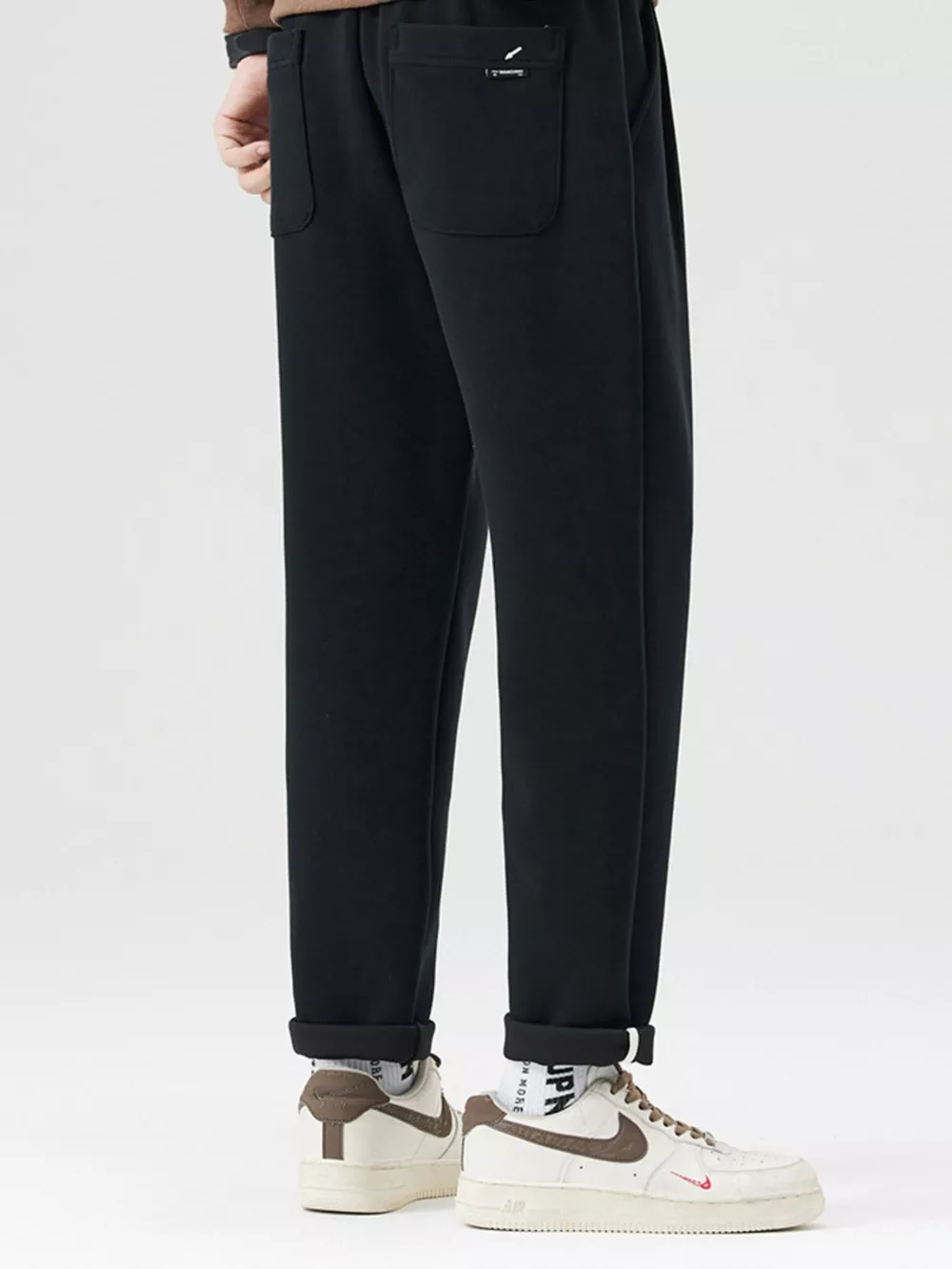 Men's Drawstring Loose Fit Pants, image 4