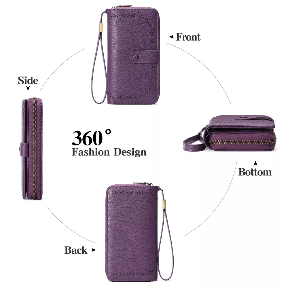 Leather Long Wallet, image 5