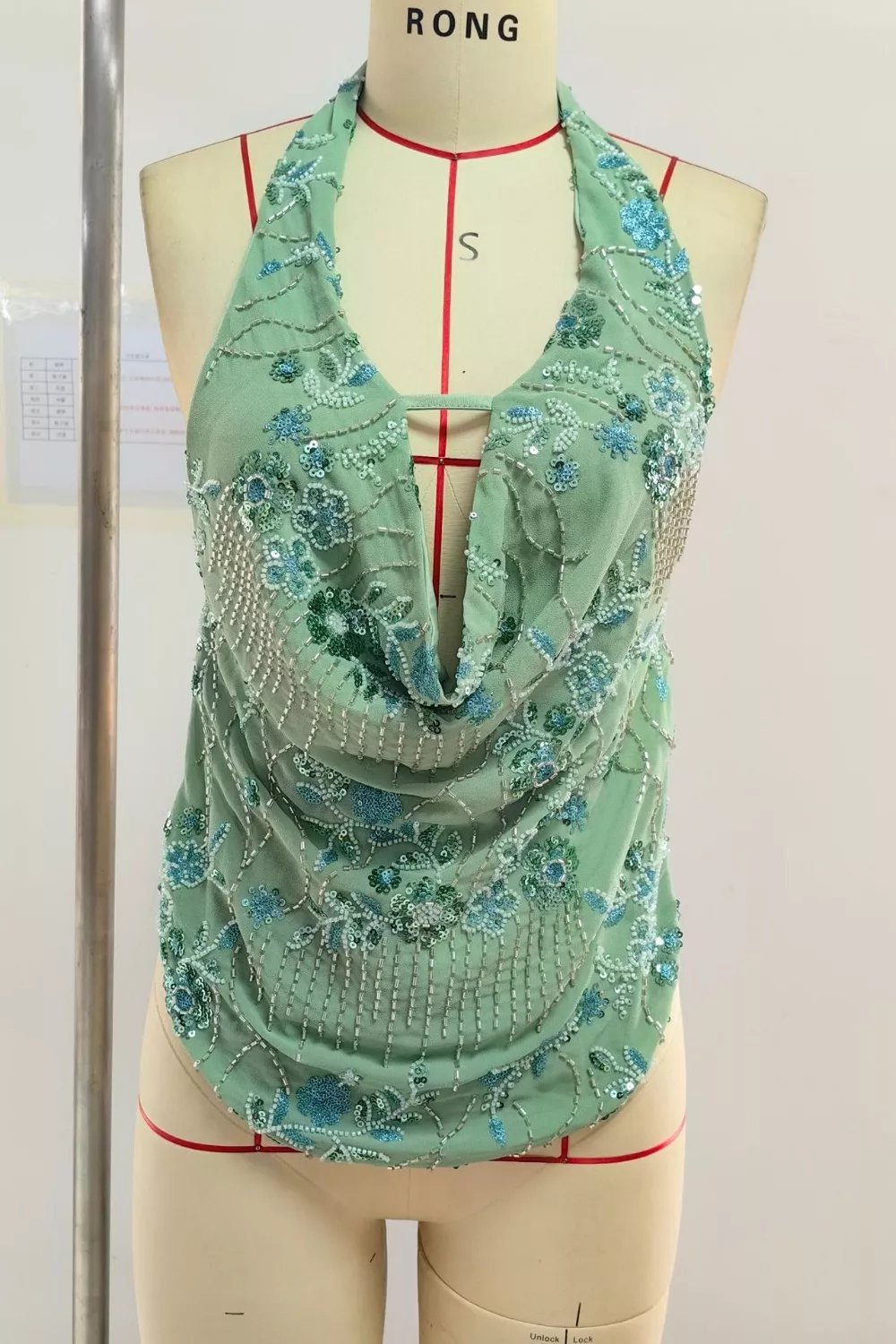 Bead Embellished Halter Neck Tank, image 9