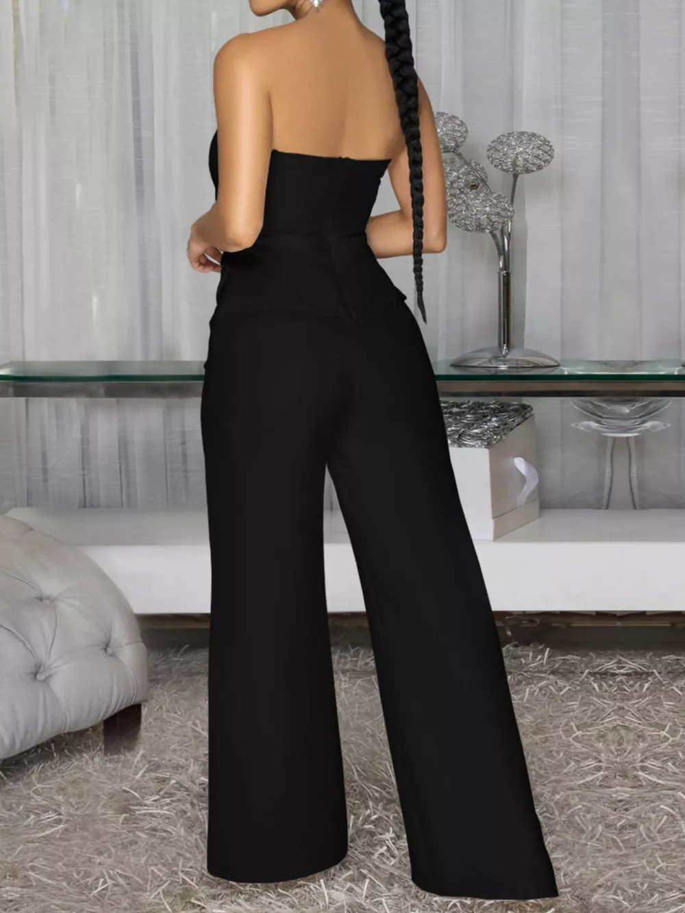 Tube Wide Leg Jumpsuit, image 6