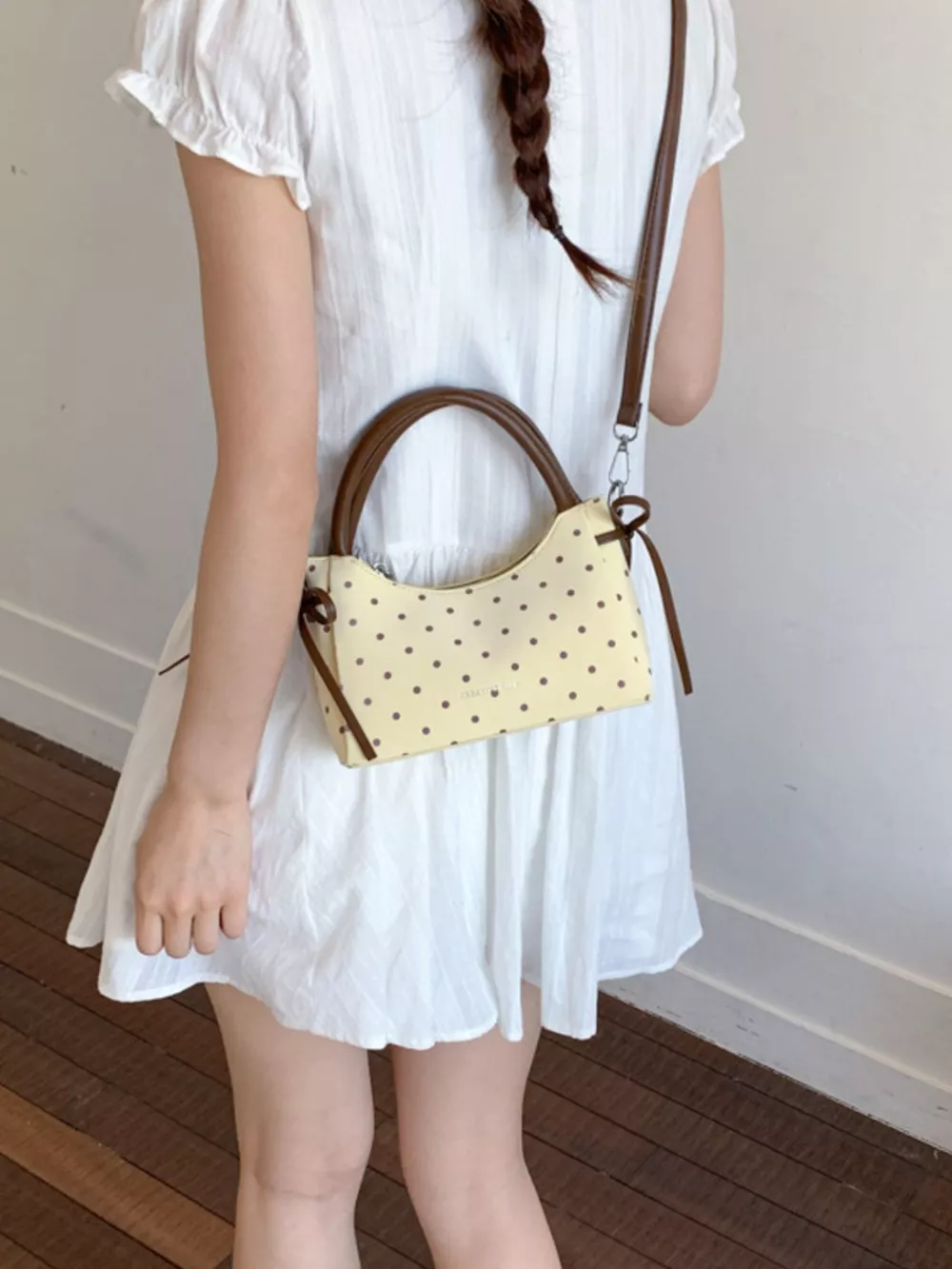 Polka Dot Mini Crossbody Bag, image 5