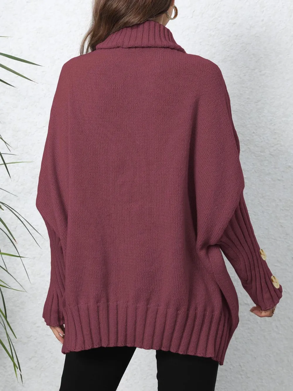 Turtleneck Long Sleeve Sweater, image 14