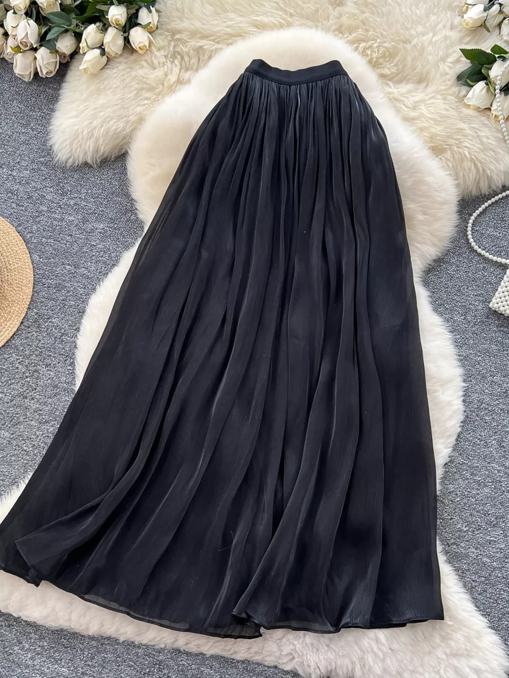 High Waist Maxi Skirt, image 31