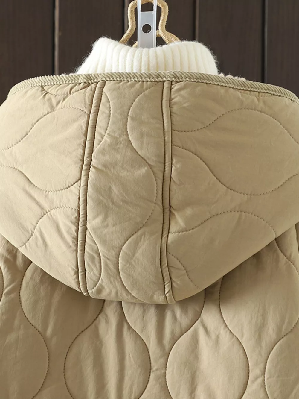 Quilted Hooded Sherpa Lined Outerwear, image 6