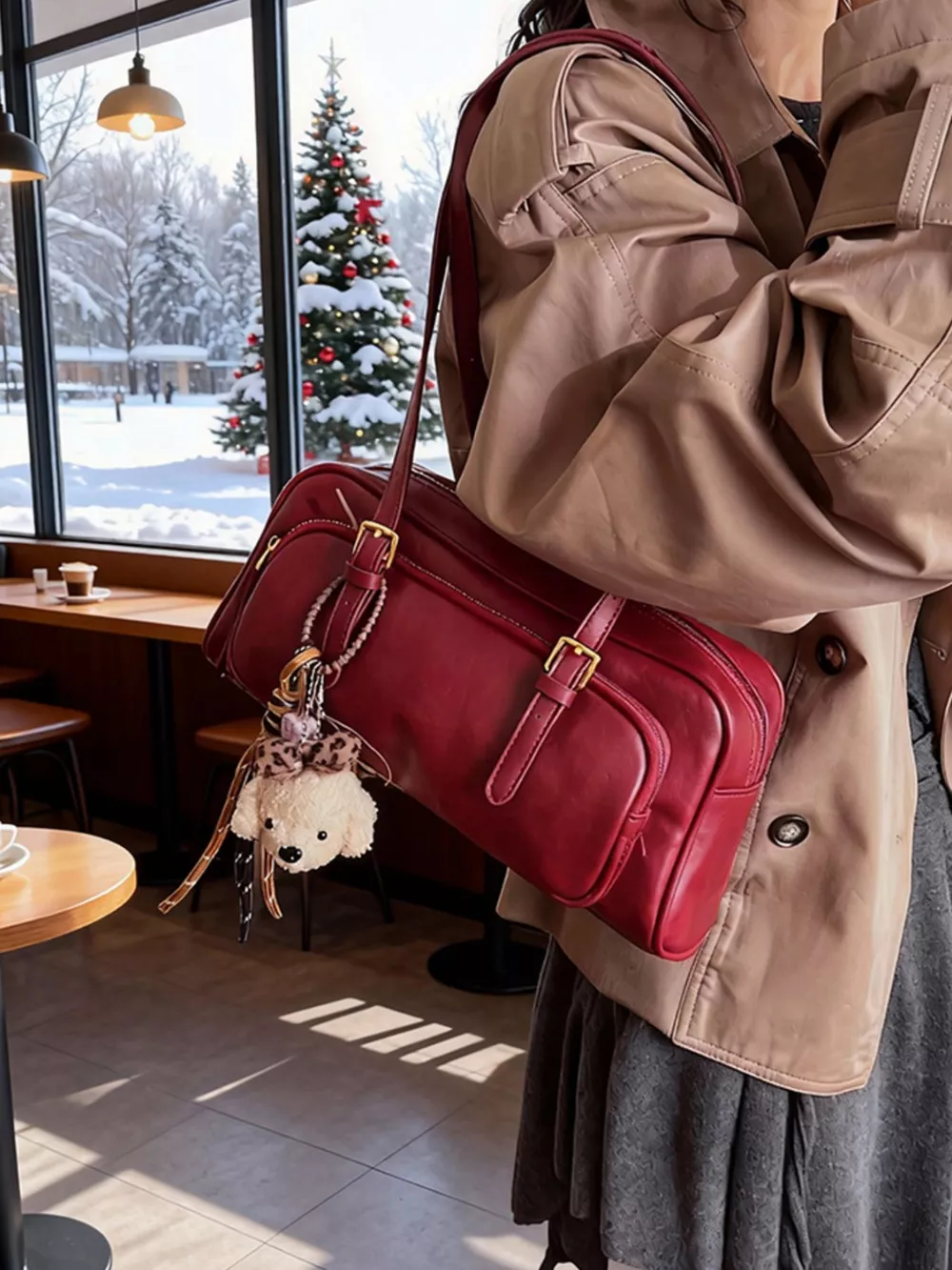 PU Leather Shoulder Bag, image 3