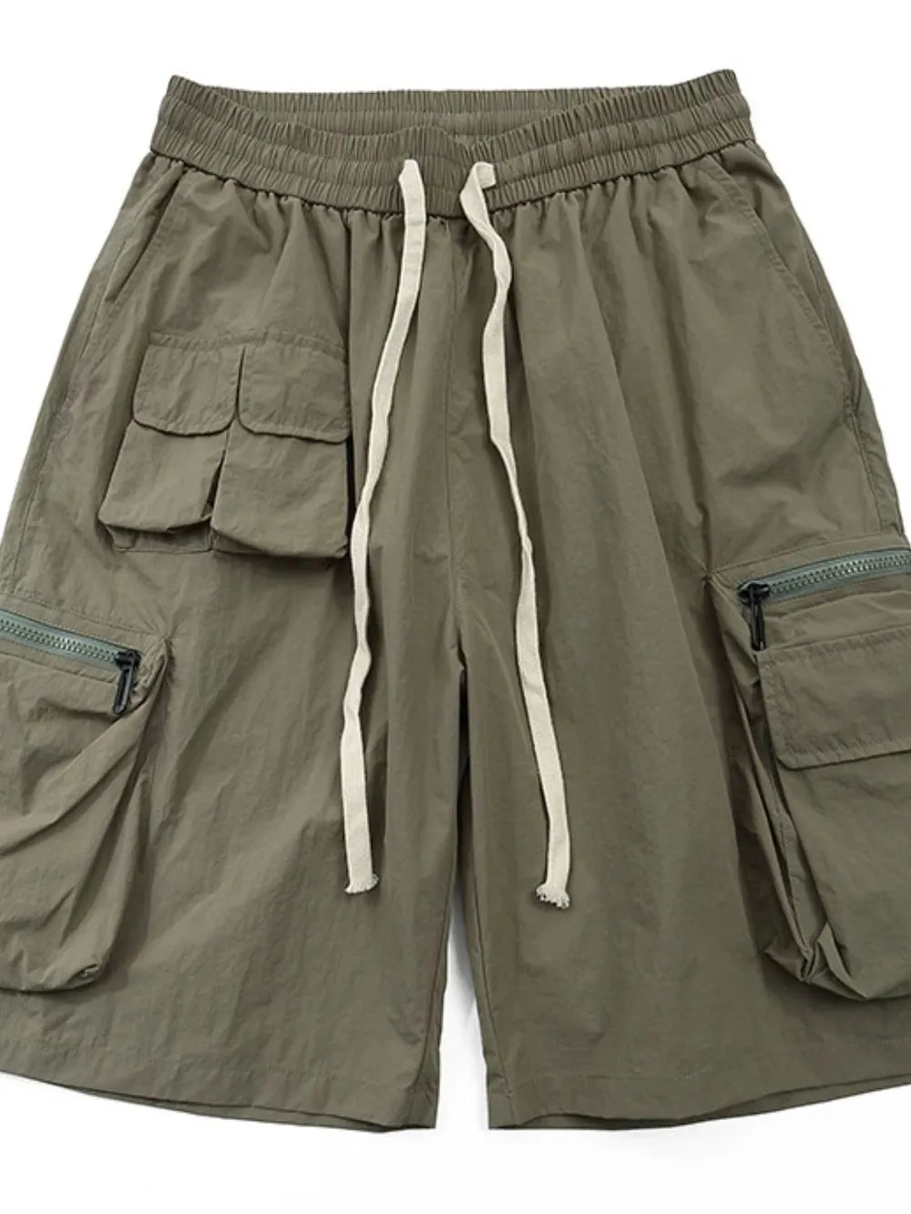 Men's Drawstring Cargo Shorts, image 2