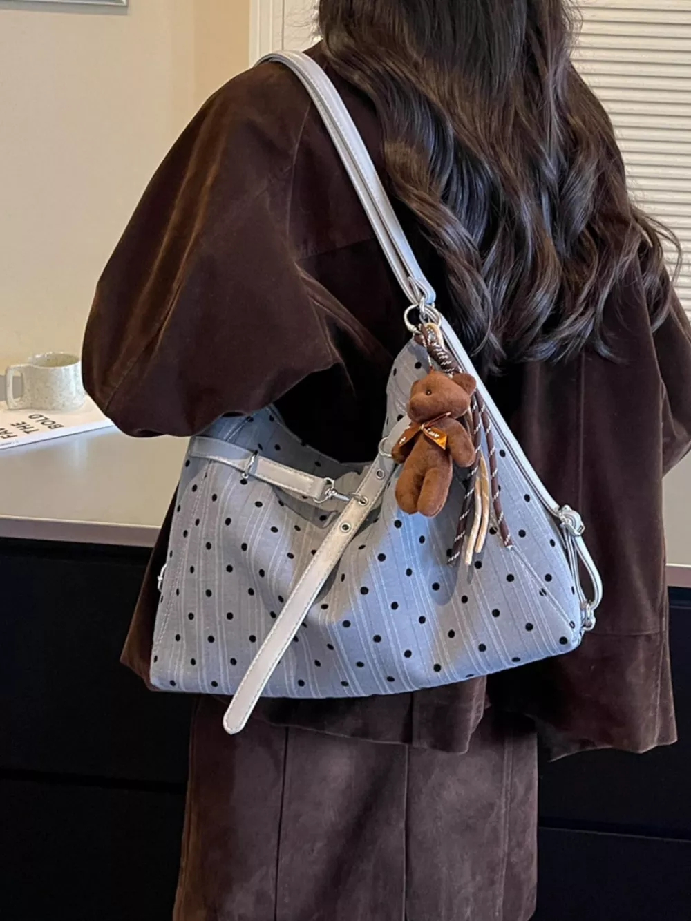 Polka Dot Shoulder Bag, image 10