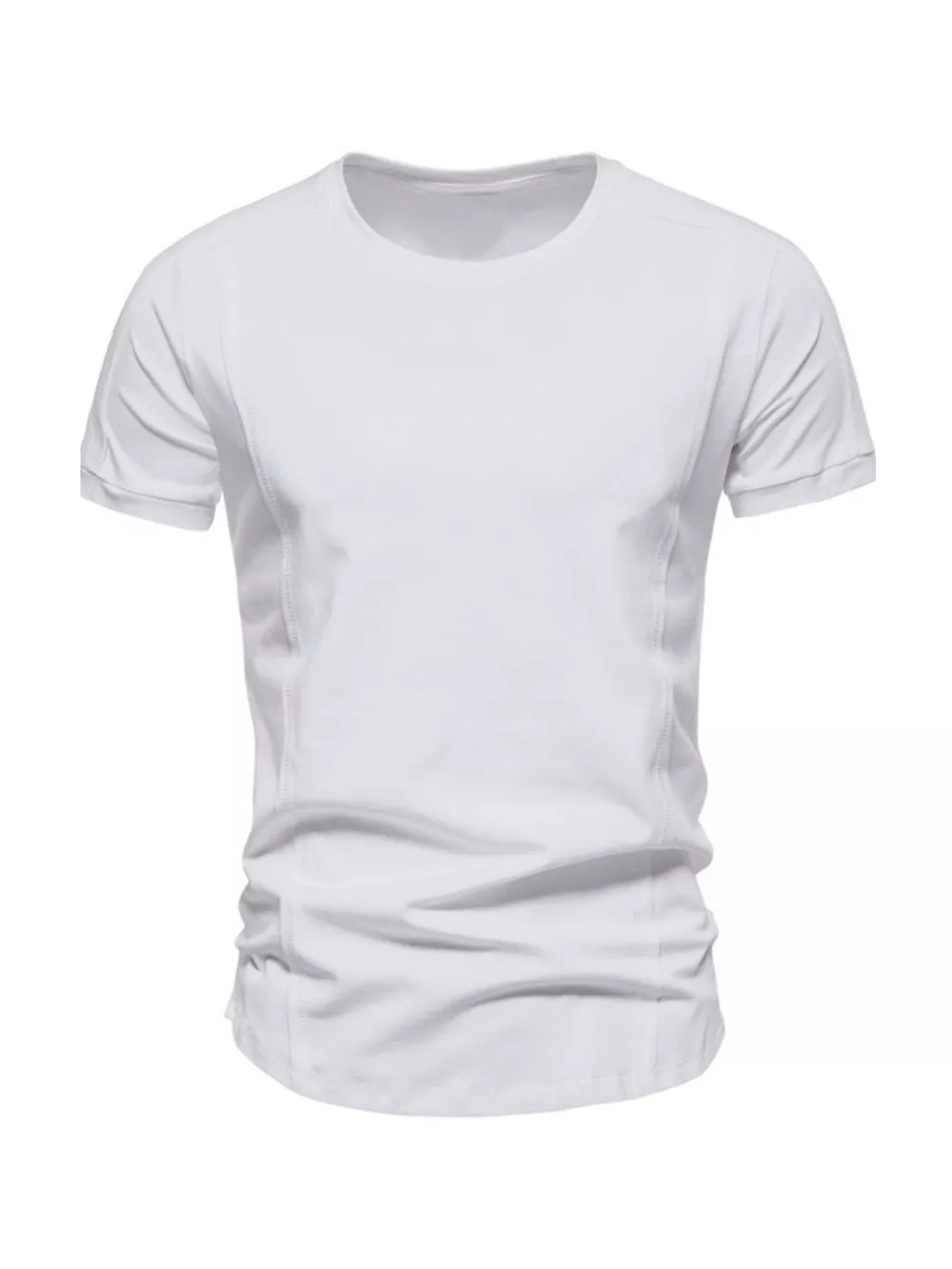 Men's Plus Size Round Neck Tactical Style T-Shirt, image 5