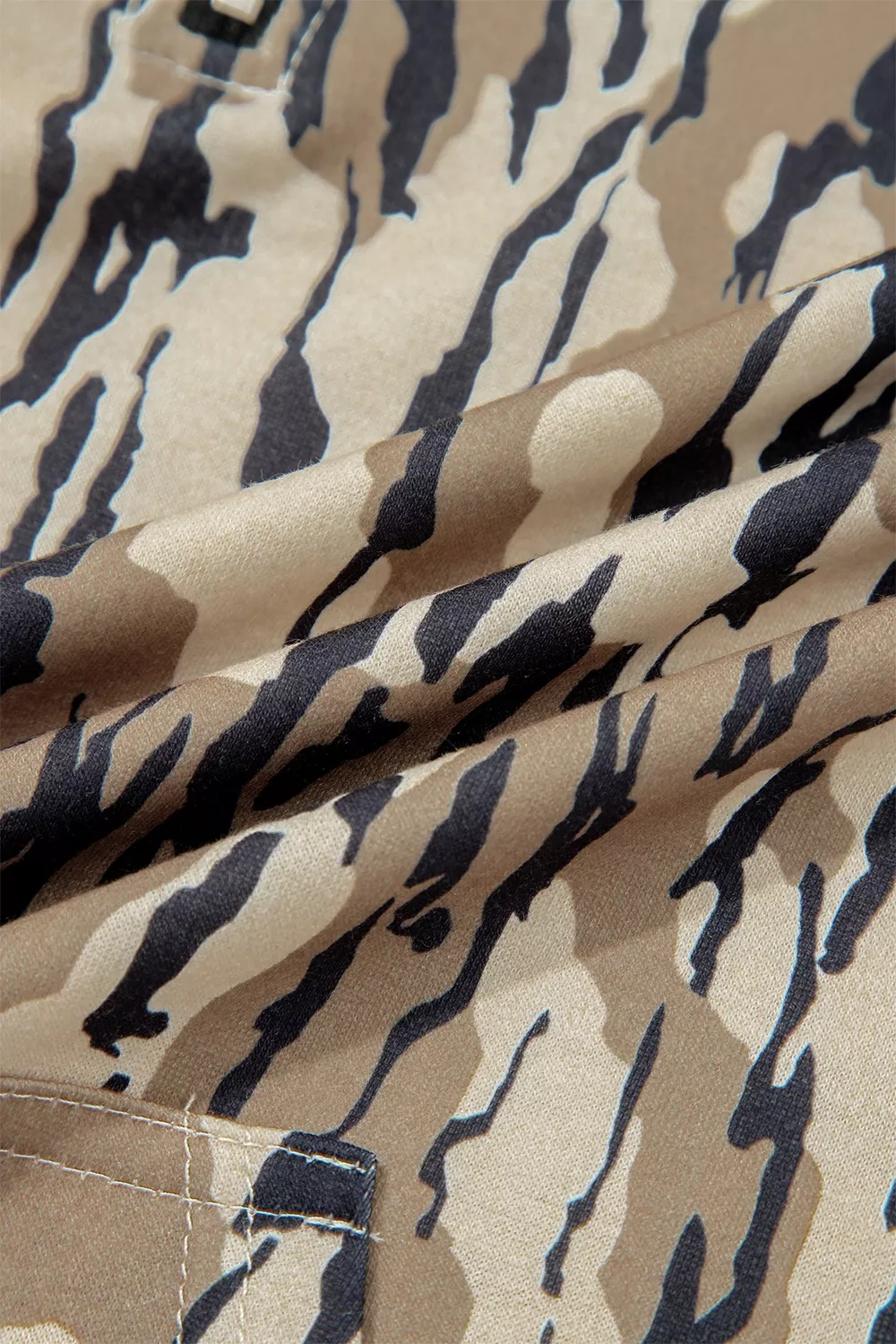 Camouflage Zipper Collar Front Pocket Sweatshirt, image 16
