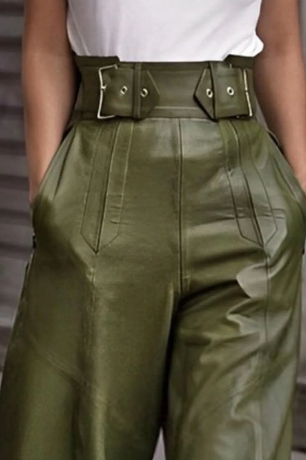 High Waist Wide Flare Pants, image 9